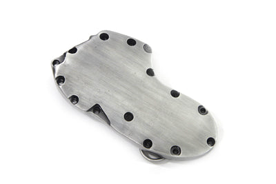 V-Twin Flat Side Shovelhead Cam Cover Belt Buckle - 48-0948