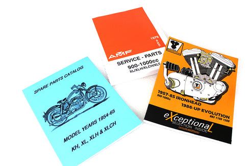 V-Twin Parts & Service Manual Set for Sportsters - 48-0967