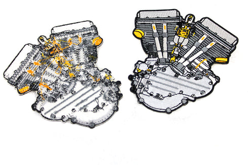 V-Twin Panhead Motor Patch Set - 48-1167