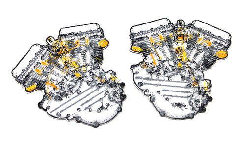 V-Twin Panhead Motor Patch Set - 48-1167