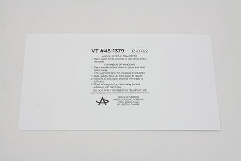 V-Twin Oil Tank inchH inch Style Decal - 48-1379