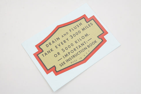 V-Twin Oil Tank Decal - 48-1380