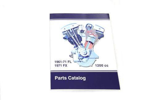 V-Twin Spare Parts Book for 1961-1971 Big Twins - 48-1382