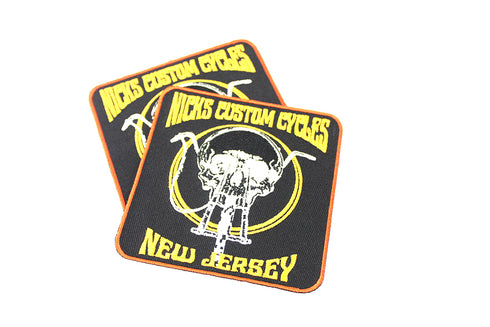 V-Twin Nick's Custom Cycle NJ Patch Set - 48-1396