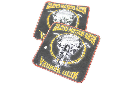 V-Twin Nick's Custom Cycle NJ Patch Set - 48-1396
