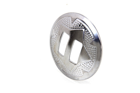 V-Twin 1-1/2 inch Chrome Concho - 48-1433