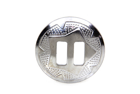 V-Twin 1-1/2 inch Chrome Concho - 48-1433