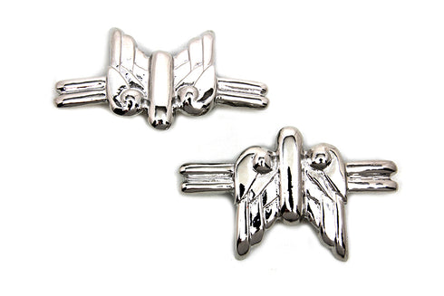 V-Twin Flying Fender Medallion Set - 48-1434