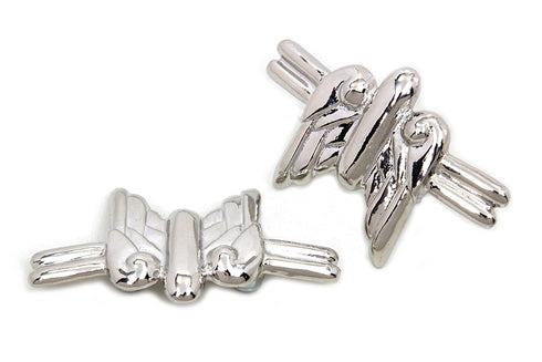 V-Twin Flying Fender Medallion Set - 48-1434