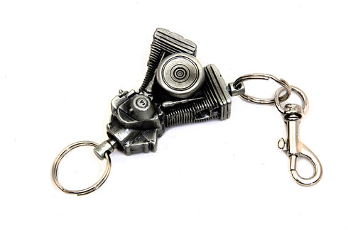 V-Twin Evolution Engine Keychain - 48-1469