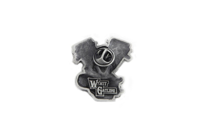 V-Twin Panhead Lapel Pin - 48-1501