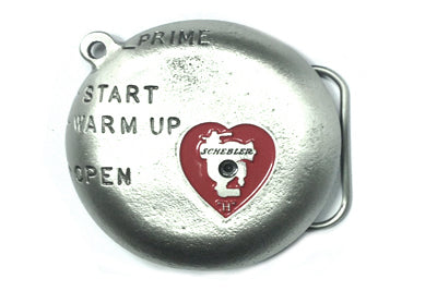 V-Twin Shebler Round Belt Buckle - 48-1509