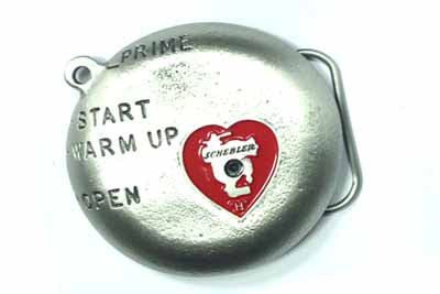 V-Twin Shebler Round Belt Buckle - 48-1509