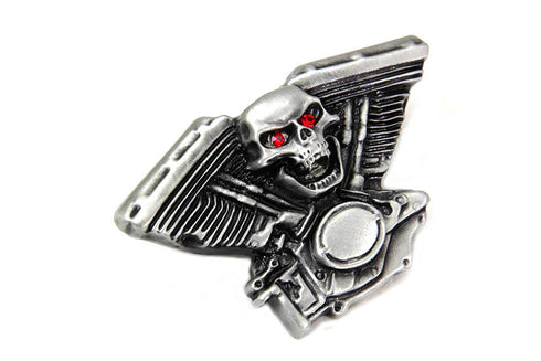 V-Twin Skull Lapel Pin Set - 48-1518