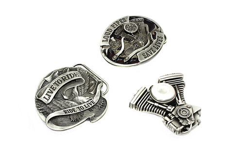 V-Twin V-Twin Evolution Series Belt Buckle Set - 48-1528