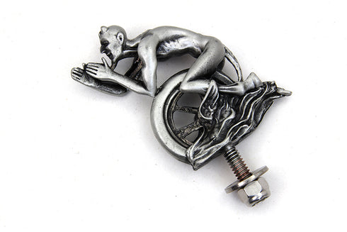 V-Twin Devil and Wheel Fender Ornament - 48-1538