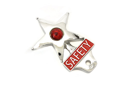 V-Twin Safety License Plate Topper with Reflector - 48-1608