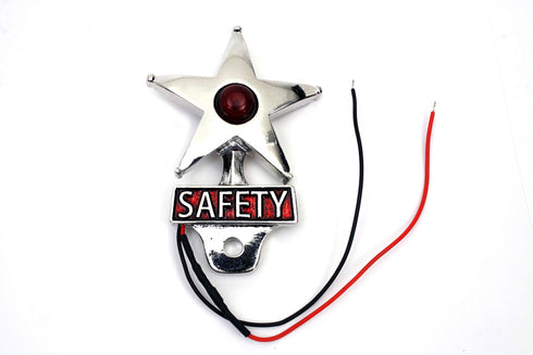 V-Twin Safety License Plate Topper with LED Lamp - 48-1618