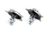 V-Twin Skull on Star License Plate Topper Set - 48-1621