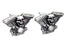 V-Twin Skull on Panhead Engine License Plate Topper Set - 48-1622