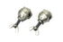 V-Twin Silver Skull License Plate Bolt Set - 48-1625