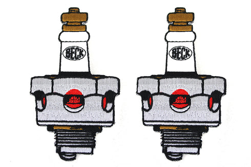 V-Twin Beck 18mm Spark Plug Patches - 48-1642