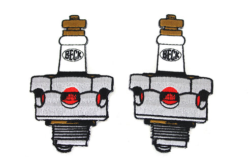 V-Twin Beck 18mm Spark Plug Patches - 48-1642