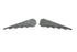 V-Twin Chrome Speed Wing Emblem Set - 48-1647