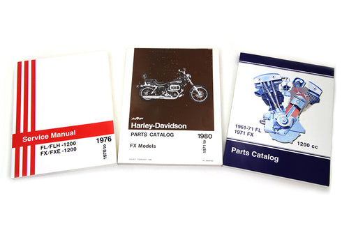 V-Twin Shovelhead Manual Set - 48-1648