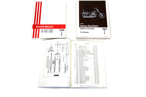 V-Twin Shovelhead Manual Set - 48-1648