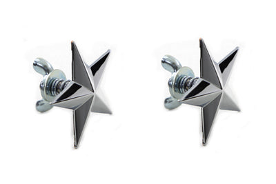 V-Twin Chrome Decorative Star Stud Set - 48-1656