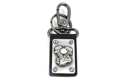 V-Twin Panhead Motor Keychain - 48-1662
