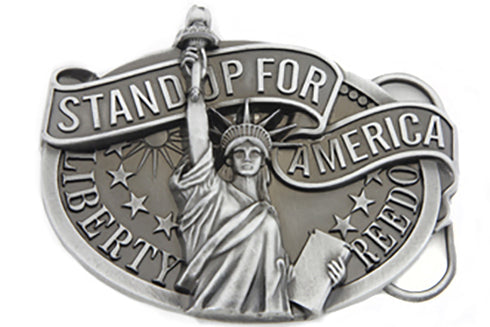 V-Twin Liberty Belt Buckle - 48-1674