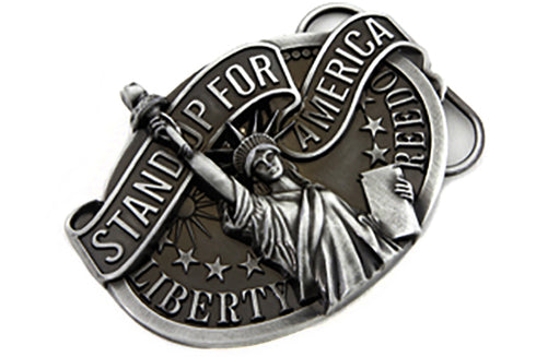 V-Twin Liberty Belt Buckle - 48-1674