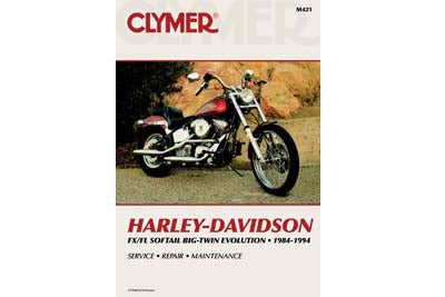 Clymer Manuals Clymer Repair Manual for 1984-1999 FXST-FLST - 48-1740