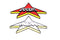 V-Twin Docent Star Patch Set - 48-1818