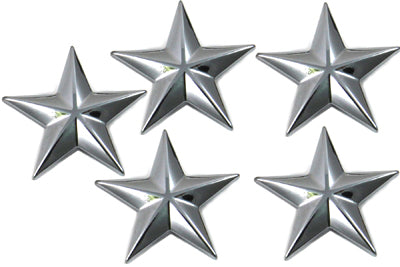 V-Twin Chrome Decorative Star Studs - 48-1893