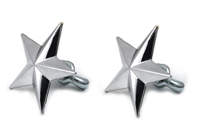V-Twin Chrome Decorative Star Studs - 48-1893