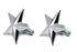 V-Twin Chrome Decorative Star Studs - 48-1893