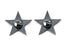V-Twin Chrome Decorative Star Studs - 48-1893