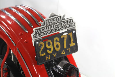 V-Twin 1940 World's Fair License Plate Topper - 48-1940