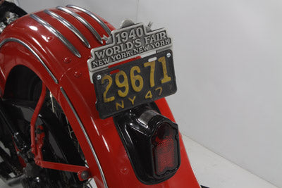 V-Twin 1940 World's Fair License Plate Topper - 48-1940