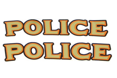 V-Twin Front Fender inchPolice inch Decal Set - 48-1981
