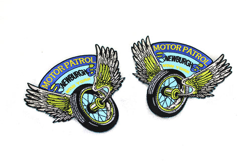 V-Twin Police Motor Patrol Newburgh, NY Patches - 48-2178