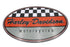OE Harley Davidson Racing Oval Tin Sign - 48-2325