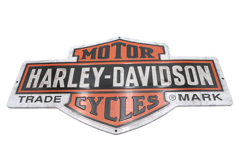 OE Harley Davidson Nostalgic Bar & Shield Tin Sign - 48-2330