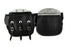 Pac-Kit Replica Black Leather Saddlebag Set - 48-3121