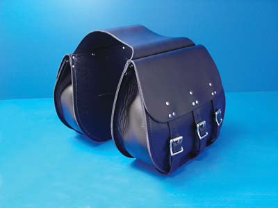 Pac-Kit 3 Buckle Thro-Over Saddlebags Black - 48-3128