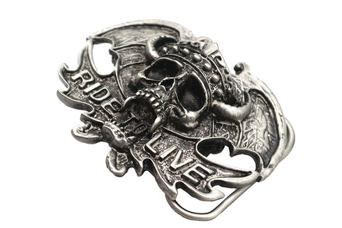 V-Twin Ride To Live Belt Buckle - 48-7784