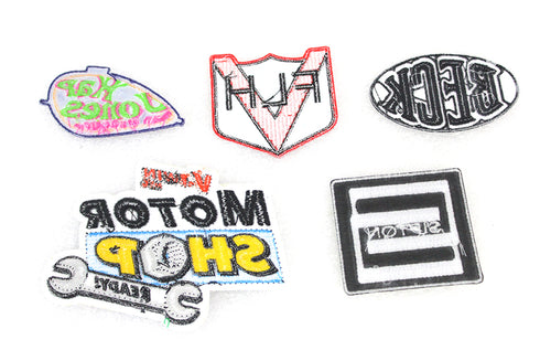 V-Twin Cloth Patch Set Series 2 - 48-8002